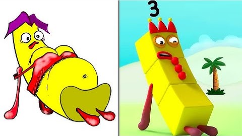 Numberblocks - Pattern Palace Drawing Memes | Funny Number Blocks