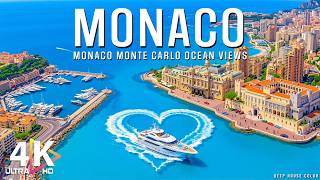 Full MONACO 4K Aerial 🇲🇨 🌊 Monte Carlo, Luxury Yachts & French Riviera Views 🚁 Update