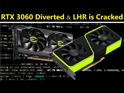 RTX 3060 Diverted & LHR is Cracked before Intel Arc Launches