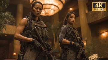 Terrorists attacked the hotel a super female agent appeared and turned the tables