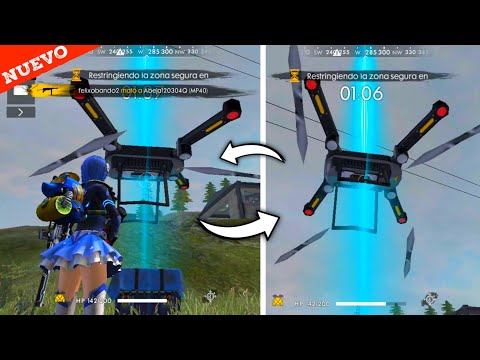 COMO CONDUCIR EL DRON EN FREE FIRE - COMO MONTAR EL UAB O DRON EN FRE FIRE OFICIAL¡