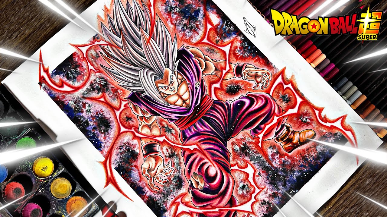 Speed Drawing Gohan Beast [ Dragon Ball Super ]