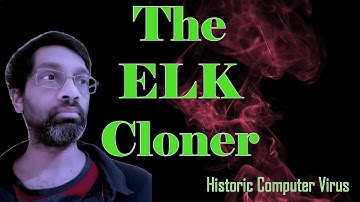 ELK Cloner computer virus ! . Come see this ancient apple 2 DOS computer virus.