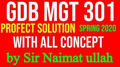 GDB MGT301 solution spring 2020|||GDB|||MGT301|||solution|||spring 2020|||virtual university|||vu.