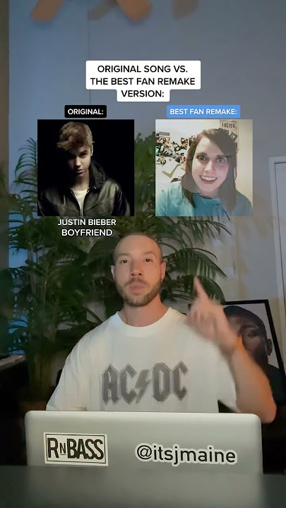 Original Song Vs. Best Fan Made Version: Justin Bieber “Boyfriend” #shorts #justinbieber #boyfriend