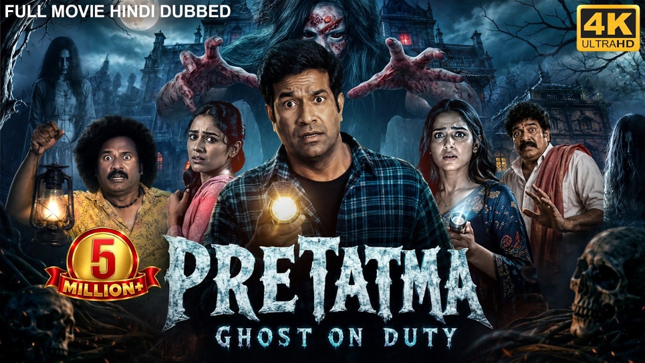 PRETATMA: GHOST ON DUTY - Hindi Dubbed Full Movie | Vennela Kishore, Nandita S. | South Horror Movie