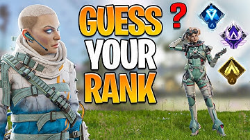 Can the #1 Wraith GUESS YOUR RANK by 1v1
