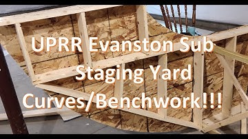 HO Model Train Layout Built for Operations & Realism UPRR Evanston Sub. Staging Yard Curves S2021E08