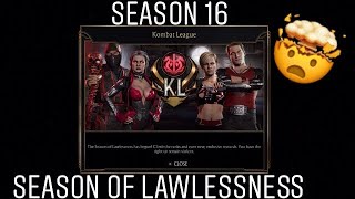 *NEW* KOMBAT LEAGUE SEASON 16! *AMAZING SKINS* (Mortal Kombat 11)