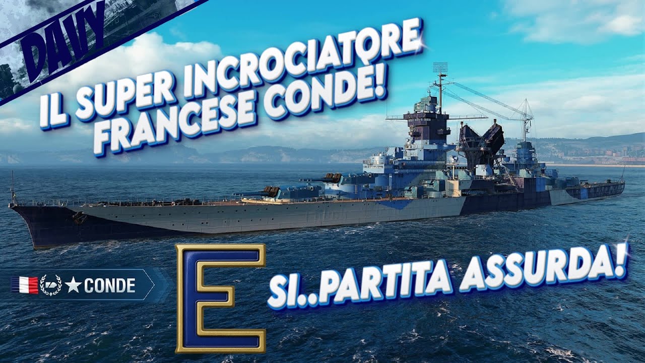 CONDÈ, CANNONI DA 240MM, MOLTO EFFICACI E CON RAFFICA! ⚓WORLD OF WARSHIPS ITA⚓