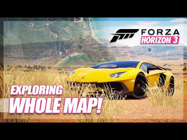 World Map Comparison of EVERY Forza Horizon! l Forza Horizon 1,2,3,4,5 