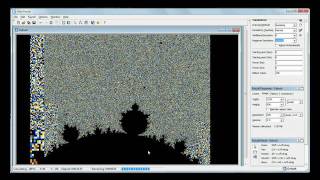 Mandelbrot set image: iteration number significance