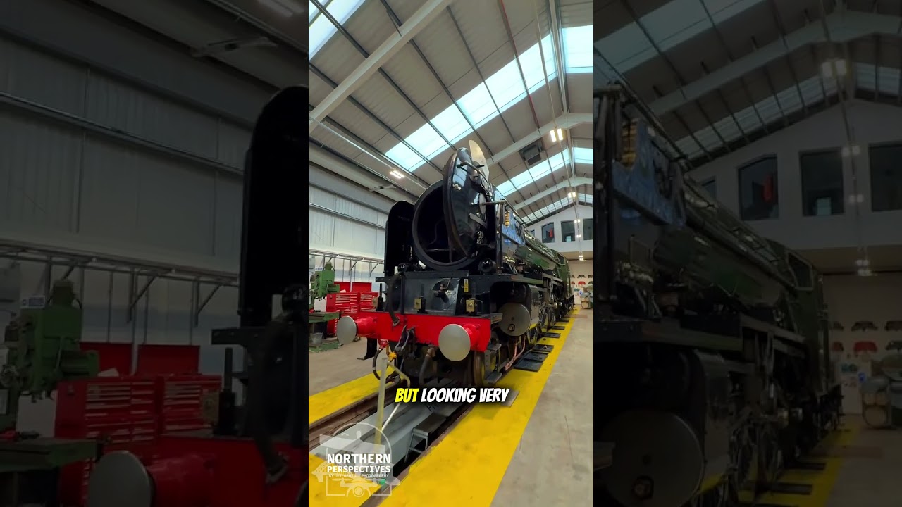 Внутри паровозного депо A1 в Дарлингтоне – обслуживание паровоза Tornado и сборка паровоза Prince...