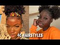 🌱✨ SLAYED 4C HAIRSTYLES COMPILATION 🌱✨