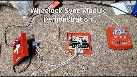 Wheelock Sync Module Demonstation
