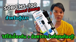Review of the SOBO HJ-100 stainless steel heater for controlling aquarium temperature, including ...