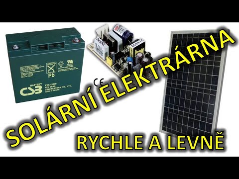 Video: Čína Vyvíjí Solární Elektrárny A Jsou Ve Tvaru Pand