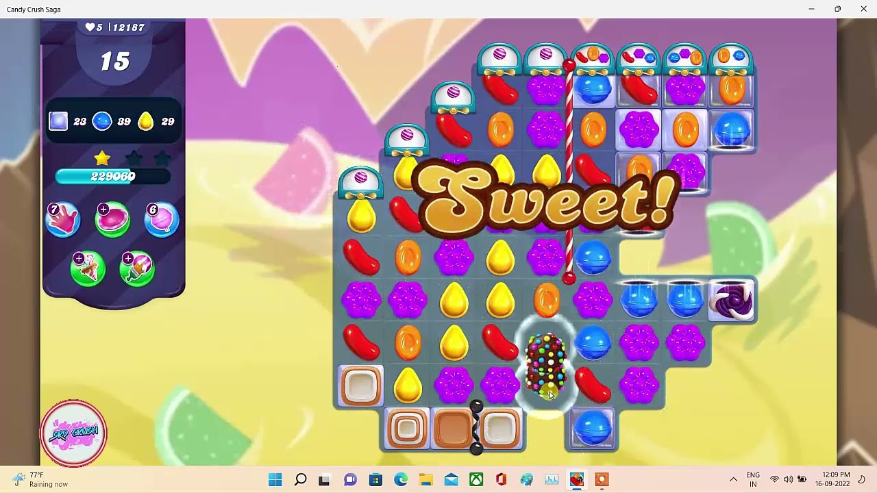 Candy Crush Saga Level 12187