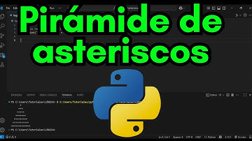Pirámide de asteriscos - CURSO PYTHON