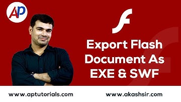 How to Export Flash Document as EXE and SWF | Flash Tutorials