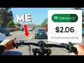 I delivered food on a 250w ebike in rush hour