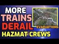 Multiple TRAINS DERAIL - HAZMAT CREWS - MASS EVACUATIONS  | Patrick Humphrey