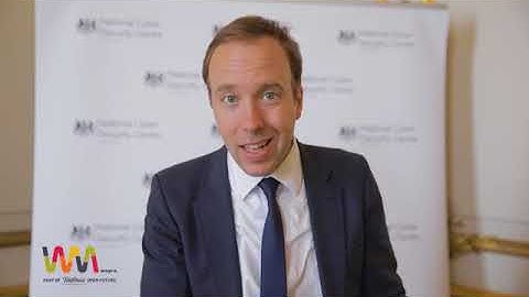 The Wayra UK, NCSC Cyber Accelerator, message from Rt Hon Matt Hancock MP