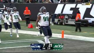 Leonard Williams 92 Yard Pick Six | Seahawks vs Jets