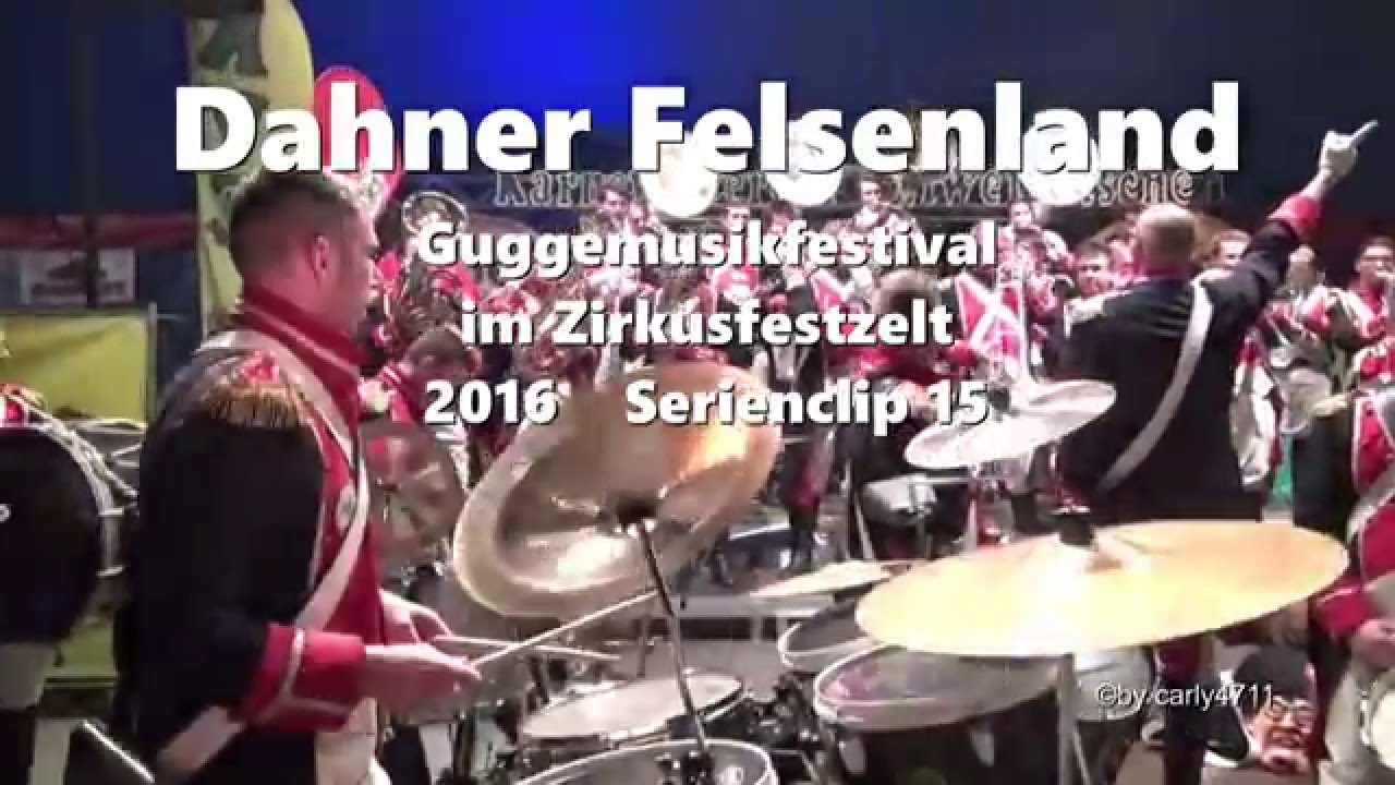 Guggemusikfestival des KVE Dahn im Zirkusfestzelt Dahner Felsenland 6.2.2016 Serienclip 15