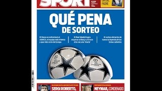 #Noticias Sábado 19 Marzo 2016 Principales Portadas Titulares Diarios Periódicos España Spain News