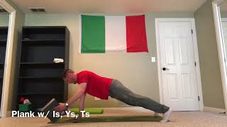 Plank w/ Is, Ys, Ts