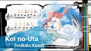 Tonikaku Kawaii Opening (Colour Lyrics) 