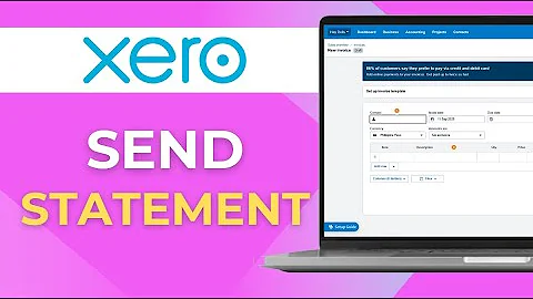How to Send a Statement in Xero Full 2025 Tutorial