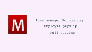 payslip employees full setting I Manager Accounting Software I Part - 16 screenshot 3