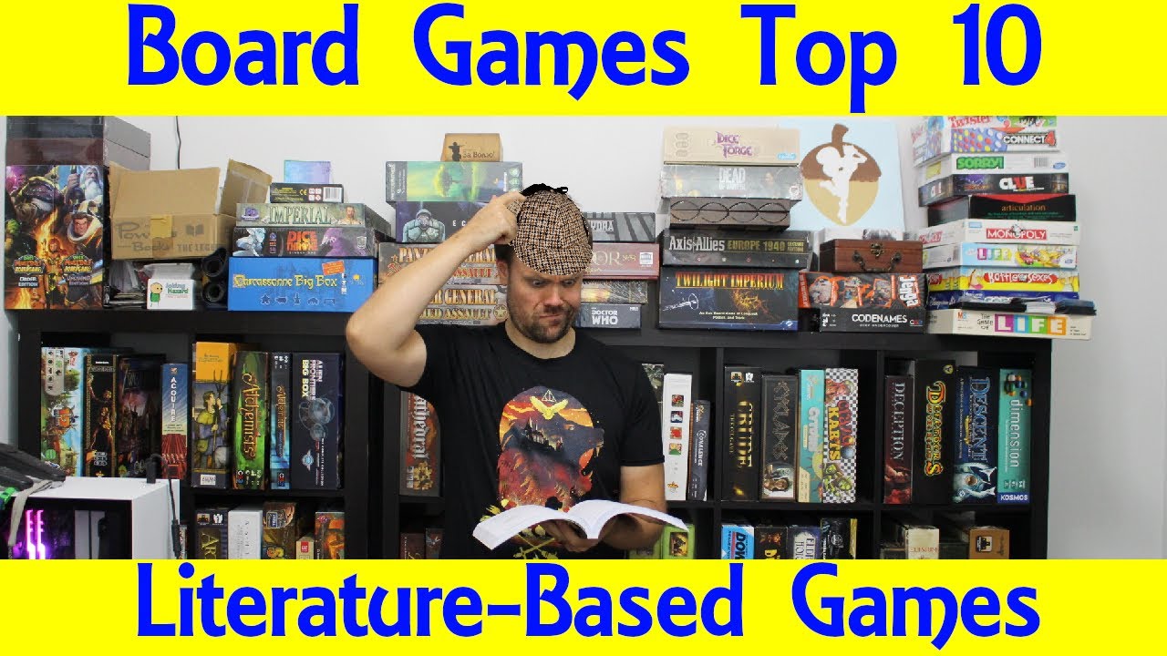 Top 10 Board Games Based on Literature YouTube