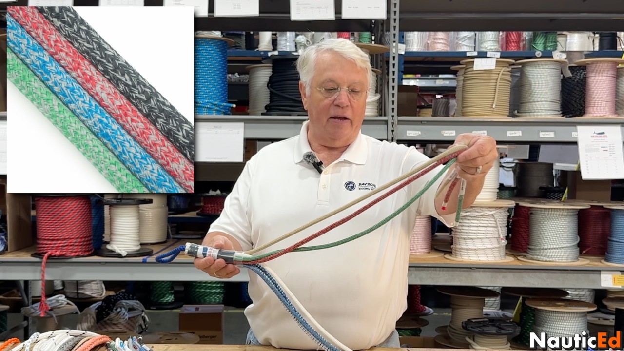 ⁣Best Racing Rope: Zero-Stretch Dyneema Lines