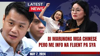 DI DAW MARUNONG MAGCHINESE, PERO ME INFROMATION NA SYA AY FLUENT SA MANDARIN