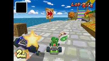 Mario Kart DS | Delfino Square | High Resolution 3D Rendering