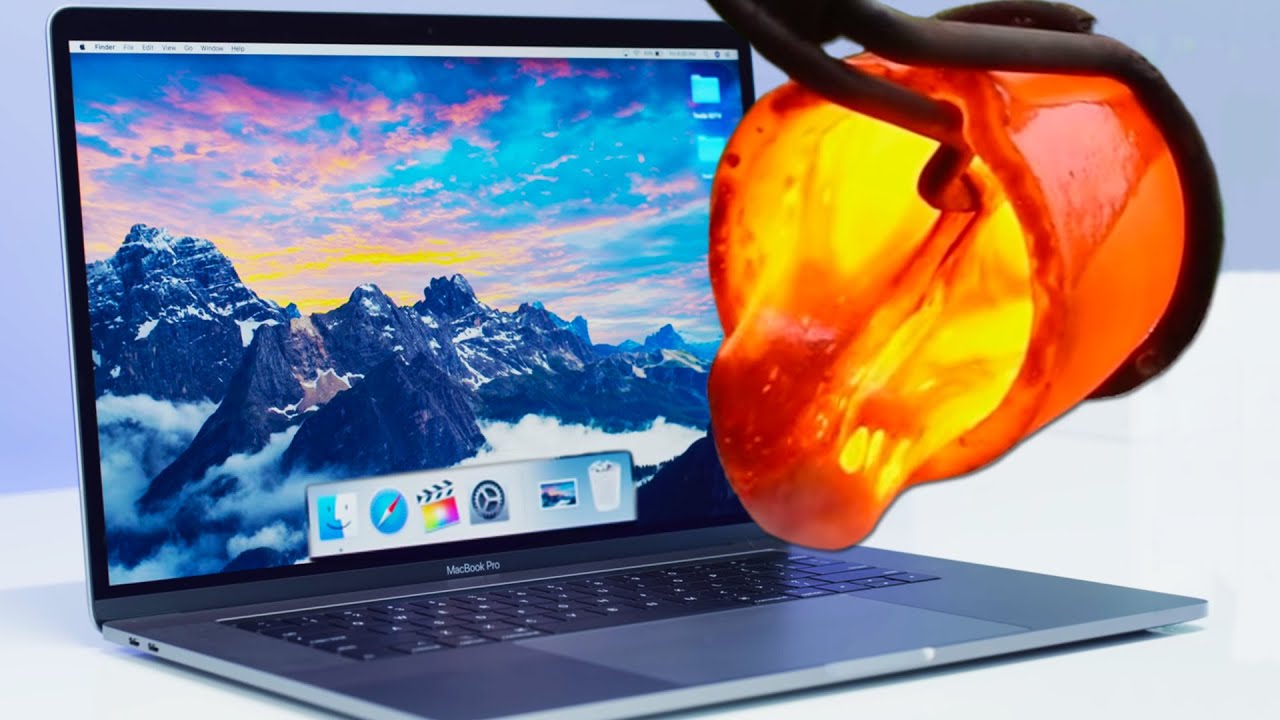 LAVA vs MACBOOK PRO! - YouTube