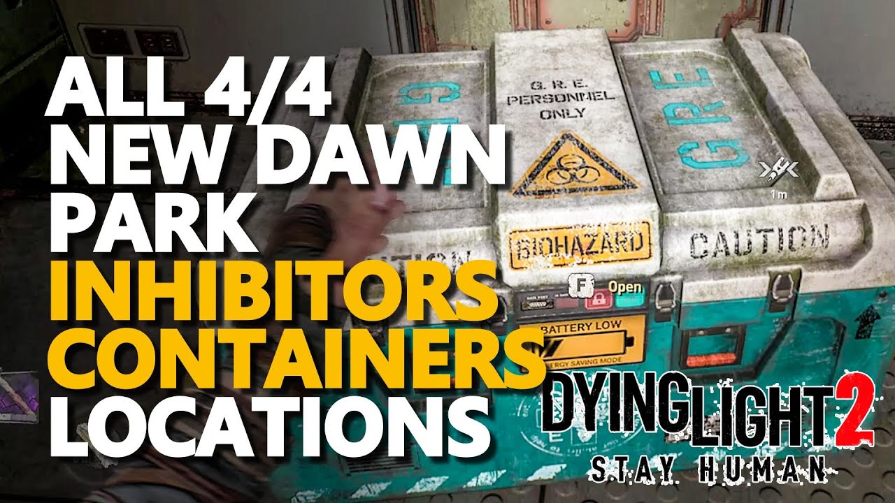 All New Dawn Park Inhibitors Dying Light 2 Locations YouTube