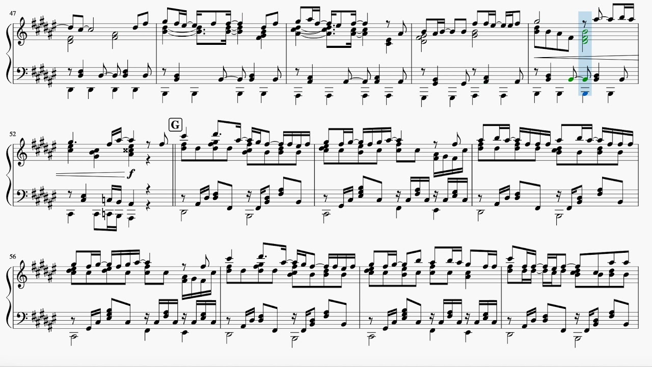 耳コピで楽譜作ります! 楽譜作成 耳コピ アレンジ ピアノの耳コピ】絶対音感がなくても
