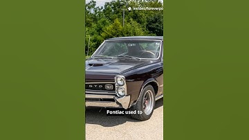 Why did #Pontiac engines go away in Pontiac cars?#engine #classiccar #musclecars #gto #shorts #car