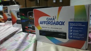 Unboxing GMA AFFORDABOX na nakuha ko lang sa shopee ng 733 pesos