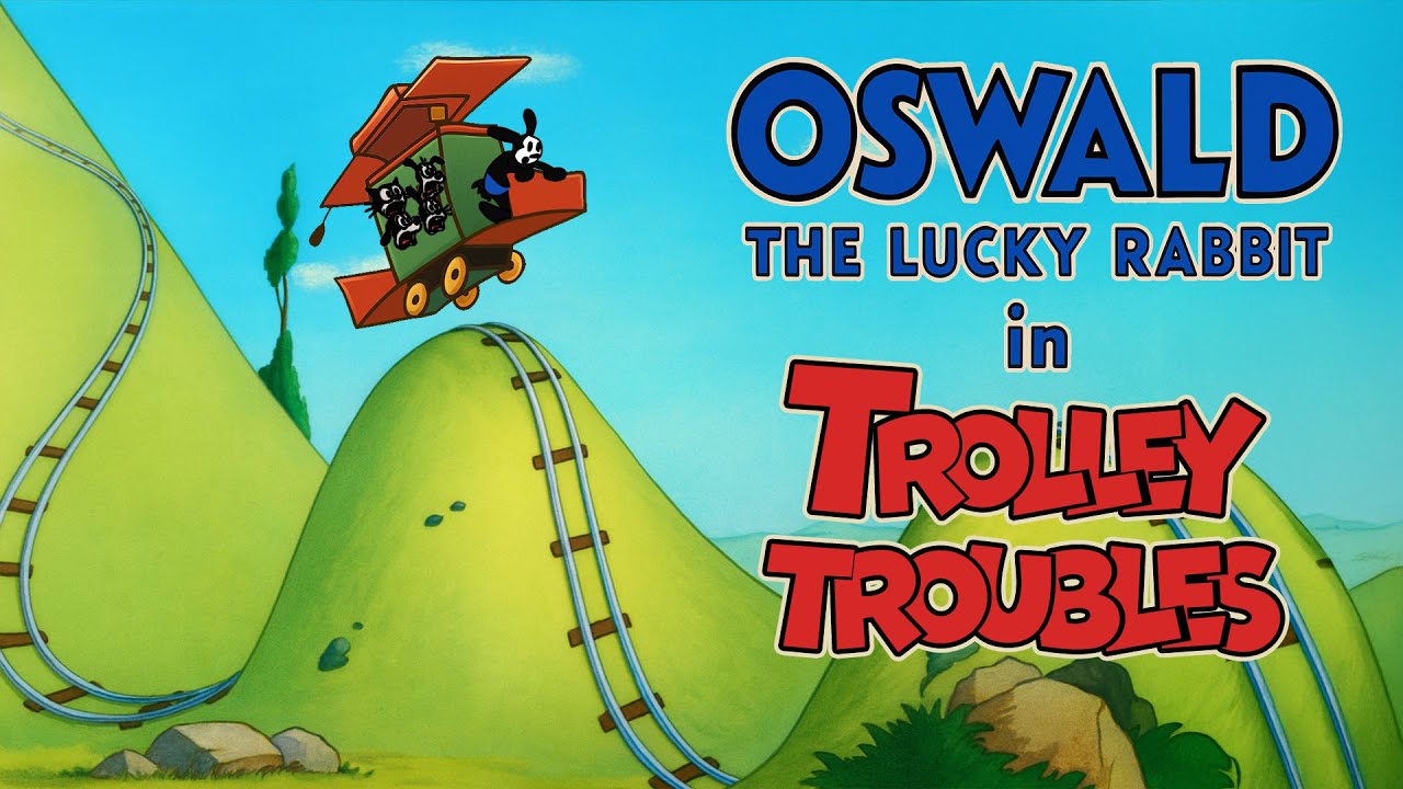 Trolley Troubles (1927) | Oswald the Lucky Rabbit's First Cartoon | Walt Disney Before Mickey