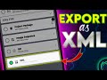 How to export xml in alight motion 5.0 || XML option is not showing in Alight Motion || Mobitorials