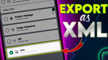 How to export xml in alight motion 5.0 || XML option is not showing in Alight Motion || Mobitorials
