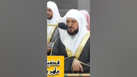 تلاوة مرئية لفضيلةالشيخ ماهر المعيقلي - تراويح ليلة ٣ رمضان ١٤٤٥ - سورة البقرة