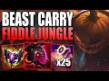 Fiddlestick jungle is an absolute beast at carrying solo q games  gameplay guide league of legends