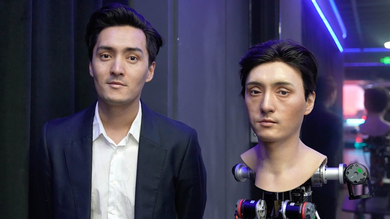Chinese company tries to make robots more human-like - YouTube