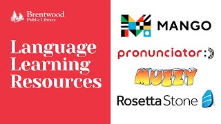 Language learning Resources at the Library